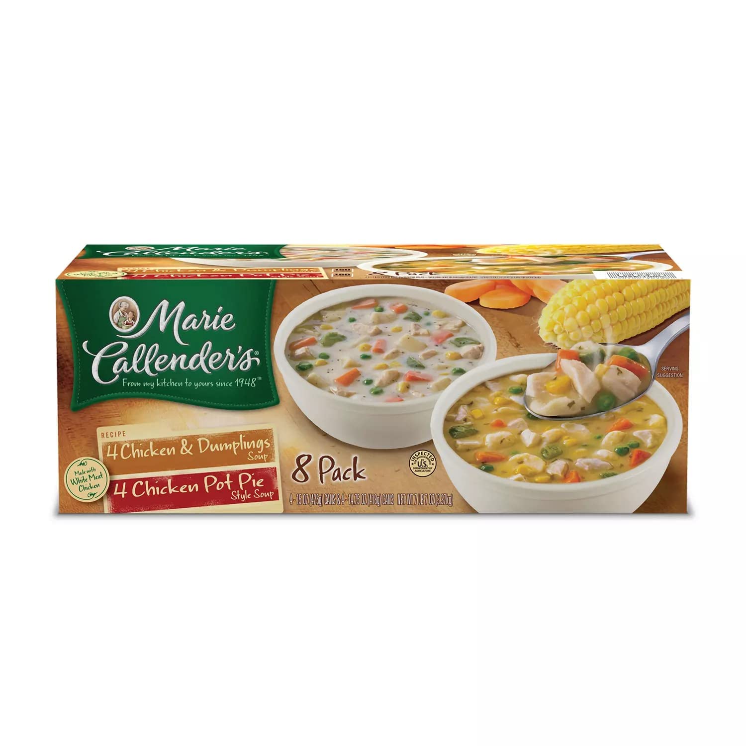 Marie Callender Chicken Variety Soup, 8 Pack