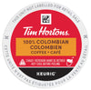 Tim Hortons Colombian Coffee, Single Serve Keurig K-Cup Pods, Dark Medium Roast, 30 Count {Imported from Canada}