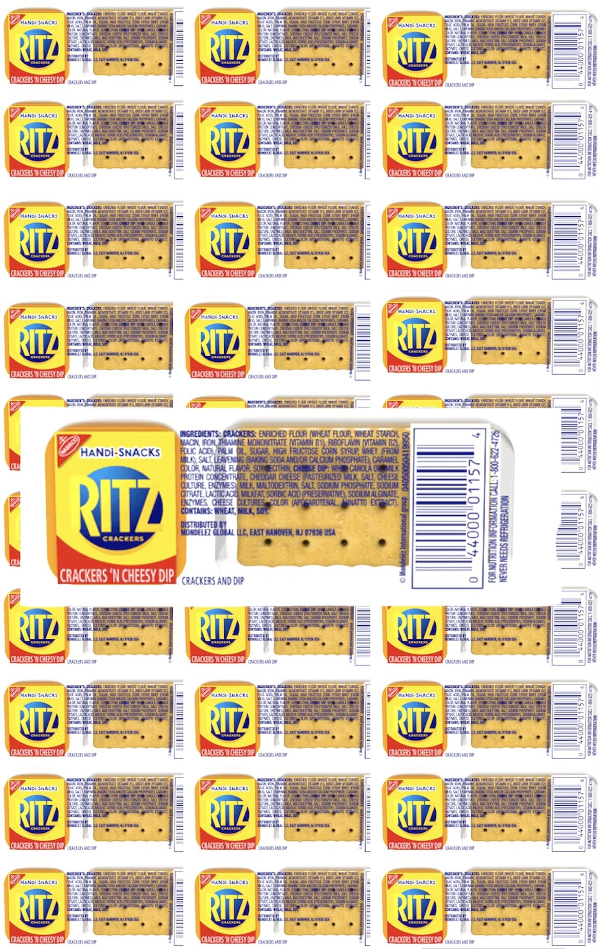 Quality RITZ Handi-Snacks Crackers and Cheese Dip Snack Packs, 0.95 oz Packs (30 Count)