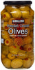 Kirkland Signature Spanish Queen Olives Stuffed With Minced Pimiento, 21oz Glass Jar (Pack of 3, Total of 63 Oz)