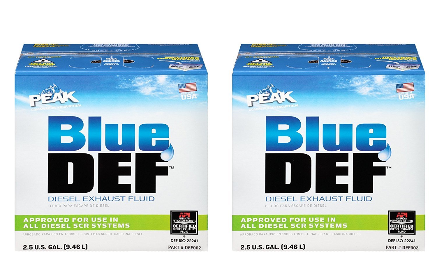 Premium BlueDEF DEF002 Diesel Exhaust Fluid 2.5 gallon Jug (80 Pack) Bundle with 1-Pack DU-MOST Walnut Hand Scrub Travel Size, 4 oz