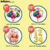 Quality Helium Tank for Balloons At Home, 14.9 Cu Ft Helium Balloon Pump Kit with 50 Assorted Latex Balloons, White Curling Ribbon and Wholesalehome Balloon Tie Tool, 3 Pack
