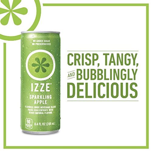 Premium IZZE Sparkling Juice 4 Flavor Variety Pack, 8.4 Fl Oz (Pack of 24)