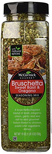 Premium McCormick Bruschetta Seasoning Mix (19 ounce shaker)