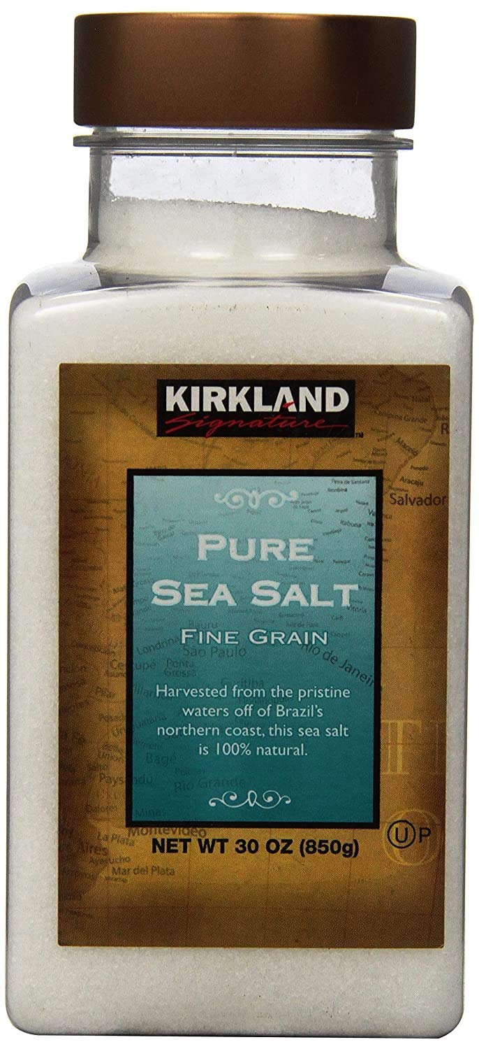 Kirkland Signature Pure Sea Salt, 30 Ounce - PACK OF 2