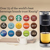 Keurig K-Mini Plus Single Serve K-Cup Pod Coffee Maker, with 6 to 12oz Brew Size, Stores up to 9 K-Cup Pods, Travel Mug Friendly, Matte Black