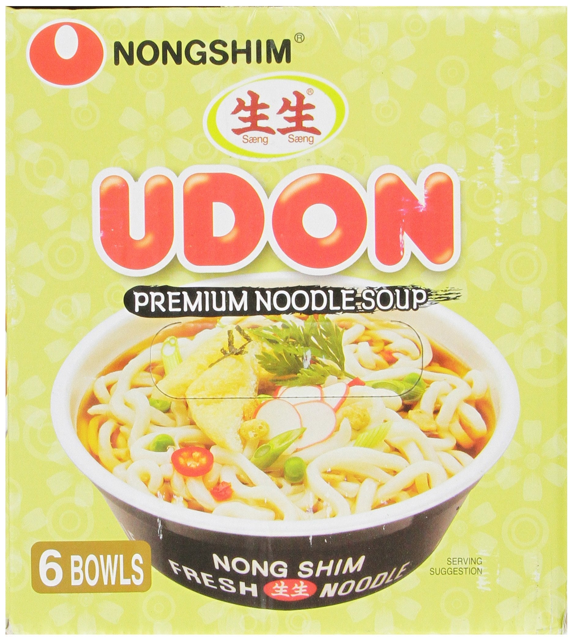 Quality Nongshim Fresh Udon Bowl (pack of 6), 58.41 ounce (pack of 1)