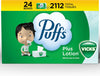 Puffs Plus Lotion Facial Tissues, Cube, 6 Boxes (56 Count Each)