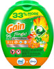 Gain Ultra flings Liquid Laundry Detergent pacs Designed for Large Loads, Original Scent, 48 Count