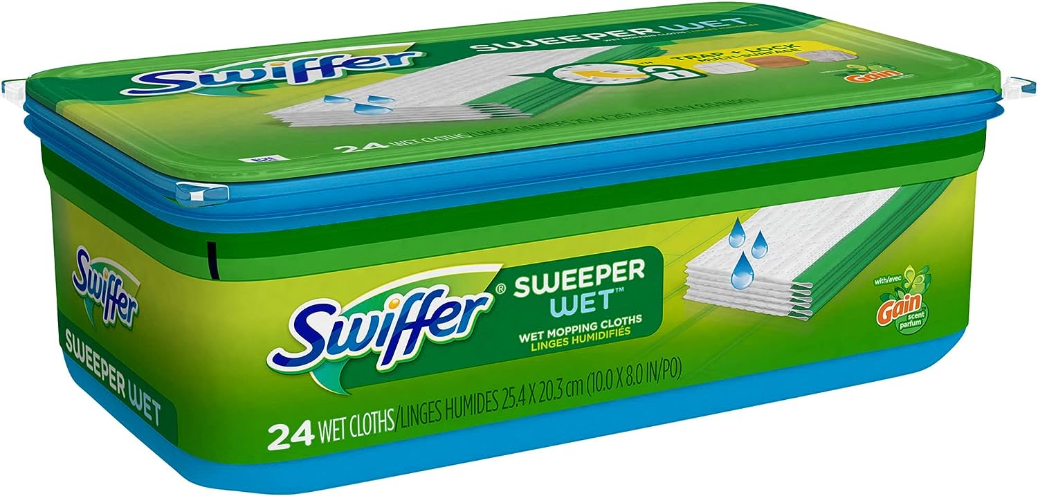 Swiffer Sweeper Wet Mop Pads, 24/Pack