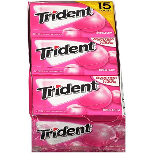 Premium Trident bubble gum 14 stick (15) count (Original Version) (Original Version)