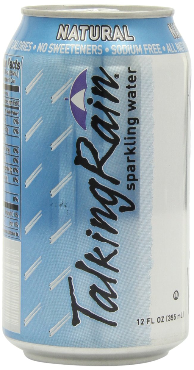 Premium TalkingRain Sparkling Water, 12-Ounce Cans (Pack of 24)