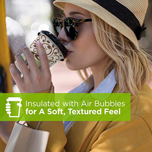 Quality Dixie PerfecTouch 12 oz. Insulated Paper Hot Coffee Cup by GP PRO (Georgia-Pacific), Coffee Haze, 5342CDSBP, 160 Cups Per Case, Coffee Haze Design