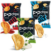 popchips Potato Chips Variety Pack Single Serve Bags, 3 flavors: 12 Sea Salt, 12 BBQ, 6 Sour Cream & Onion, 0.8 oz Bags Each, Pack of 30,Red,F-AR-94005