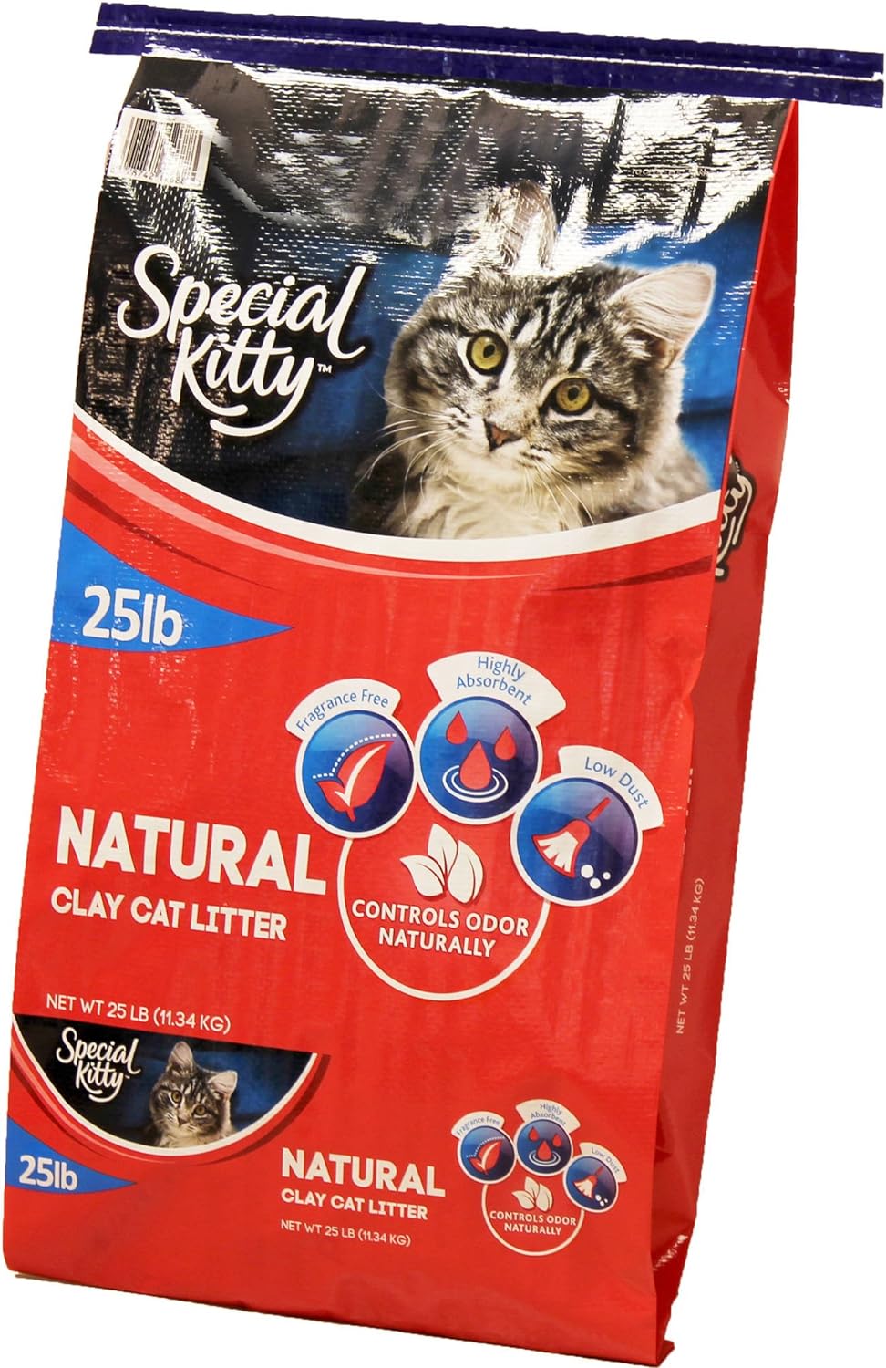 Natural Clay Cat Litter That Controls Odor Naturally, 25 Lb by Special Kitty