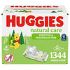HUGGIES Natural Care Sensitive Baby Wipe Refill, Fragrance Free (1,088 Count)