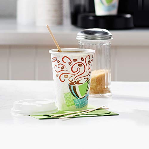 Quality Dixie PerfecTouch 12 oz. Insulated Paper Hot Coffee Cup by GP PRO (Georgia-Pacific), Coffee Haze, 5342CDSBP, 160 Cups Per Case, Coffee Haze Design