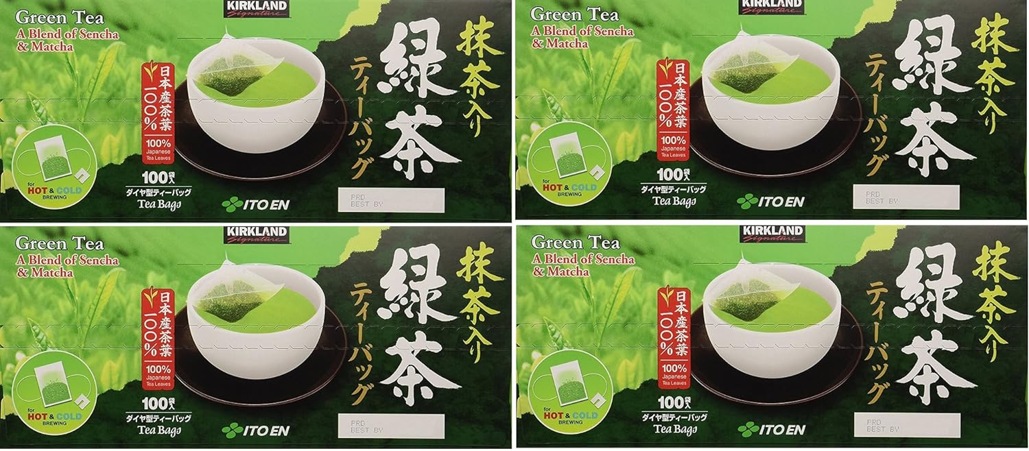 Kirkland Ito En Matcha Blend Japanese Green Tea, 1.5g Tea Bags (400 Count)