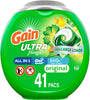 Gain Ultra flings Liquid Laundry Detergent pacs Designed for Large Loads, Original Scent, 48 Count