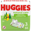 HUGGIES Natural Care Sensitive Baby Wipe Refill, Fragrance Free (1,088 Count)