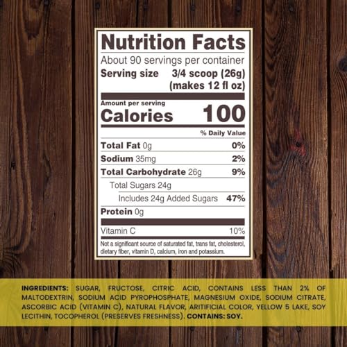 Quality Global Basics Country Time Powdered Drink Mix| Includes Easy Scoop Measuring Cup