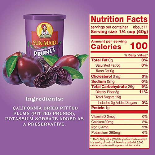 Premium Sun-Maid Califorinia Pitted Prunes - Limited Time Offer