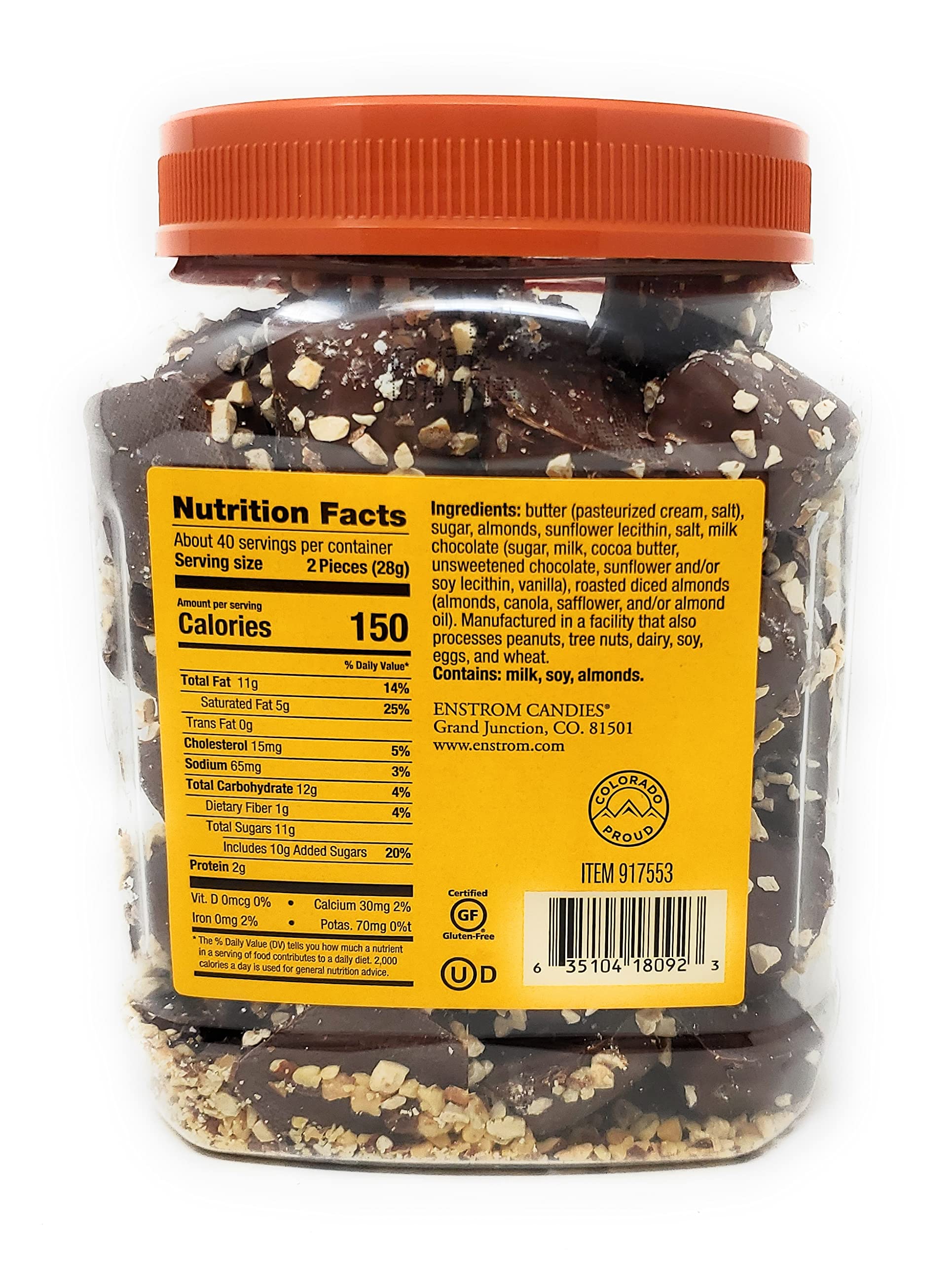 Quality Almond Toffee Tub - Shop Today