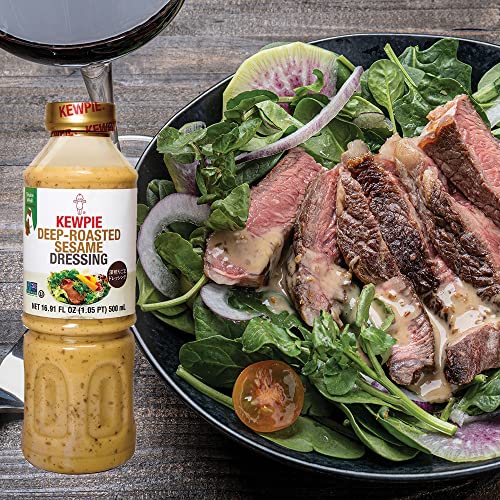 Premium Kewpie DEEP-ROASTED SESAME DRESSING (16.9OZ) - Best Price Guaranteed