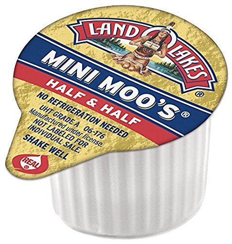 Quality Land O' Lakes Half & Half Mini Moo, 2PACK 384-Count Single-Serve Packages