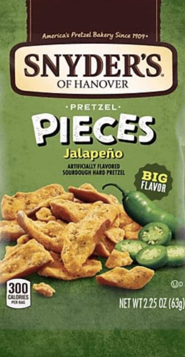 Quality Snyder's Pretzels: 3 Variety 9 Pack: 3 Honey Mustard - 3 Buffalo Wings - 3 Jalapeño Pretzels - 2.25 Ounce - 9 Bag Set