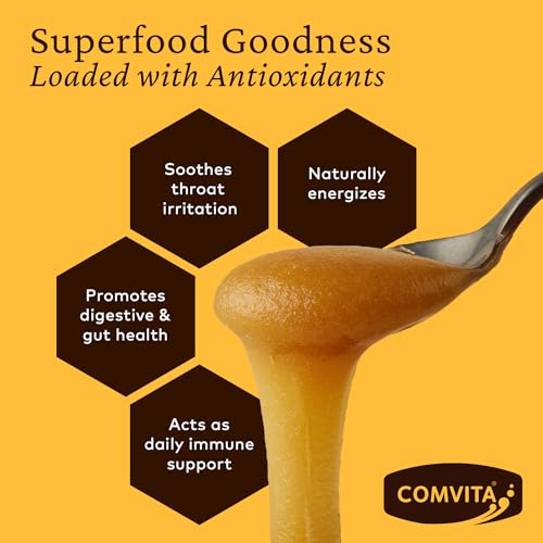 Quality Comvita Manuka Honey UMF 20+ (MGO 829+) - Raw Manuka Honey New Zealand, Pure & Unpasteurized, Superfood for Immune Health, Use in Tea, Wild, Monofloral, Non-GMO - 250g (8.8 oz)