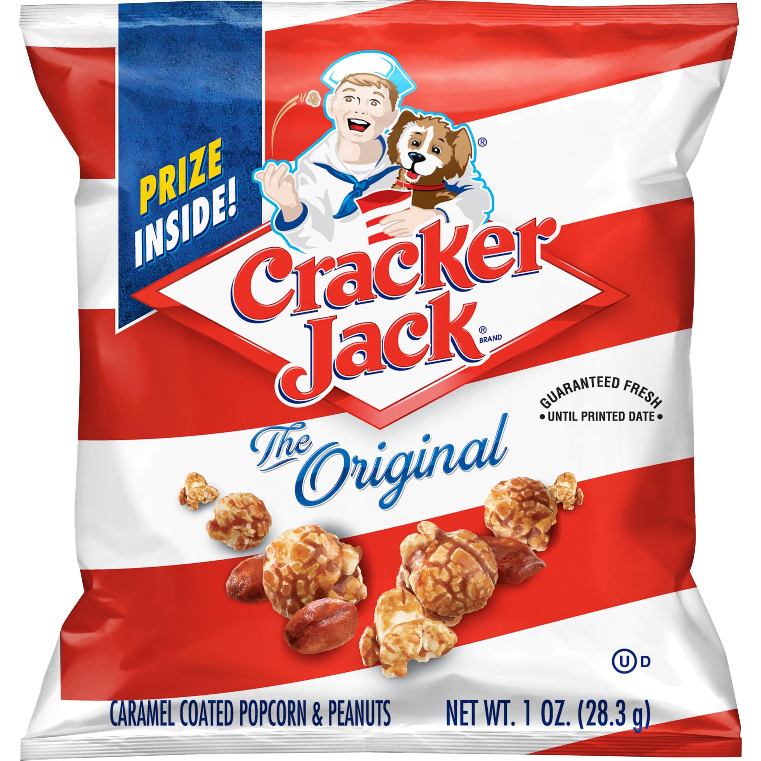 Quality Cracker Jack Original Caramel Coated Popcorn & Peanuts