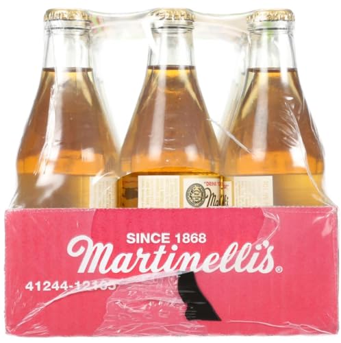Premium Martinelli's Sparkling Apple Juice, 10 Ounce (Pack of 12)