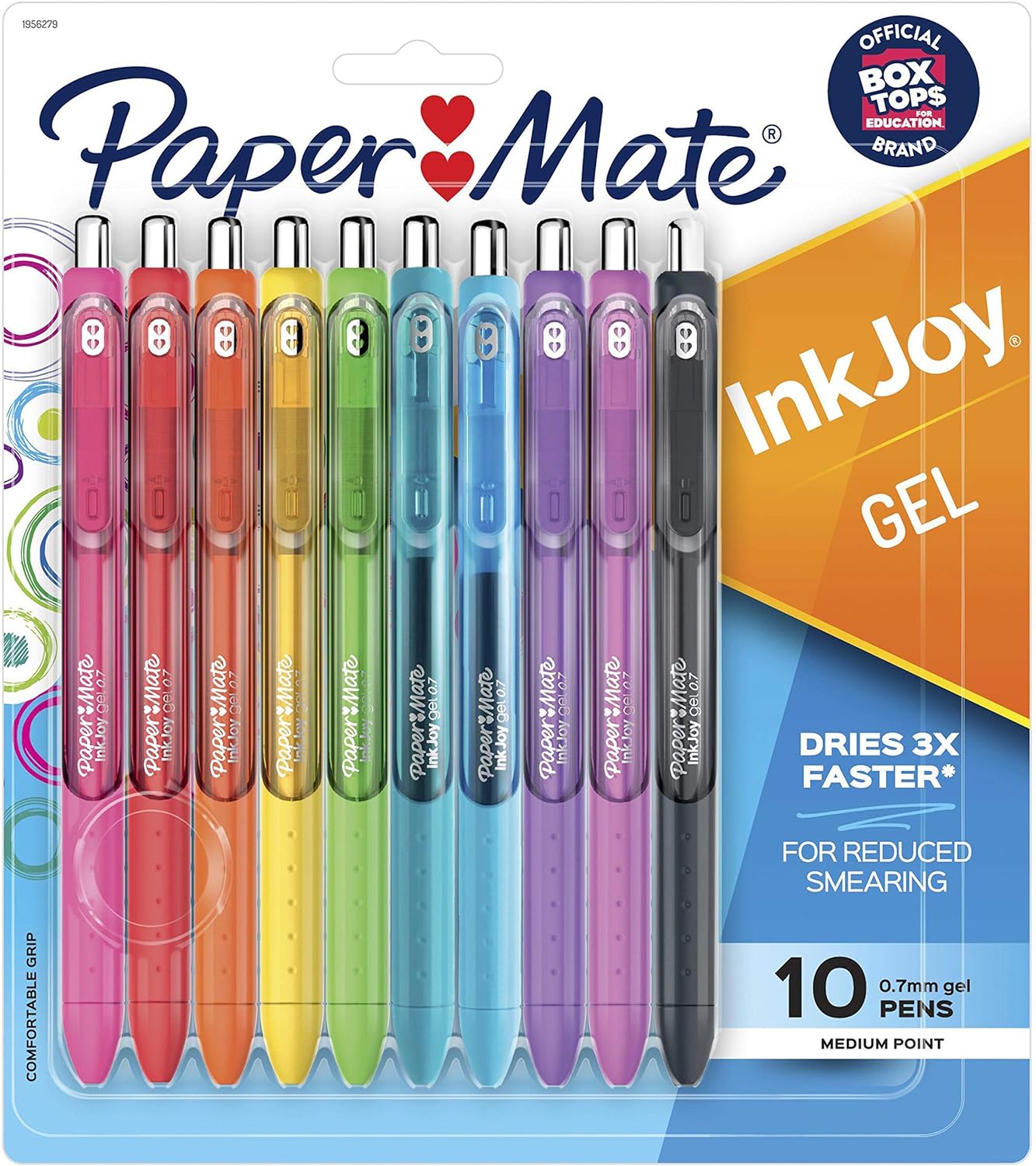 Paper Mate Gel Pens | InkJoy Pens, Medium Point, Assorted, 10 Count