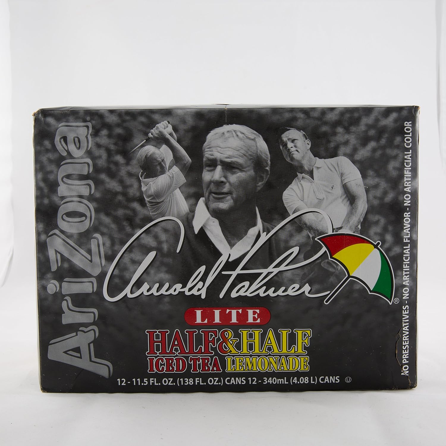 Arizona, Arnold Palmer Lite Half & Half Iced Tea/Lemonade, 11.5 Ounce, 12 Count