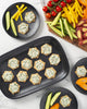 Quality Multi-Grain Baked Crackers 6 Seed (Sesame, Amaranth, Flax, Chia, Quinoa & Millet) One Box Net WT. 2-14 Oz (397g)