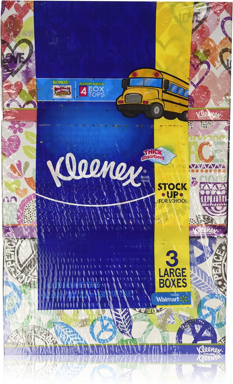 Kleenex Tissues 2-Ply 210ct Pack of 3