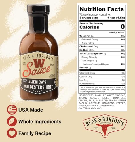 Quality Bear & Burton's W Sauce - Best Price Guaranteed