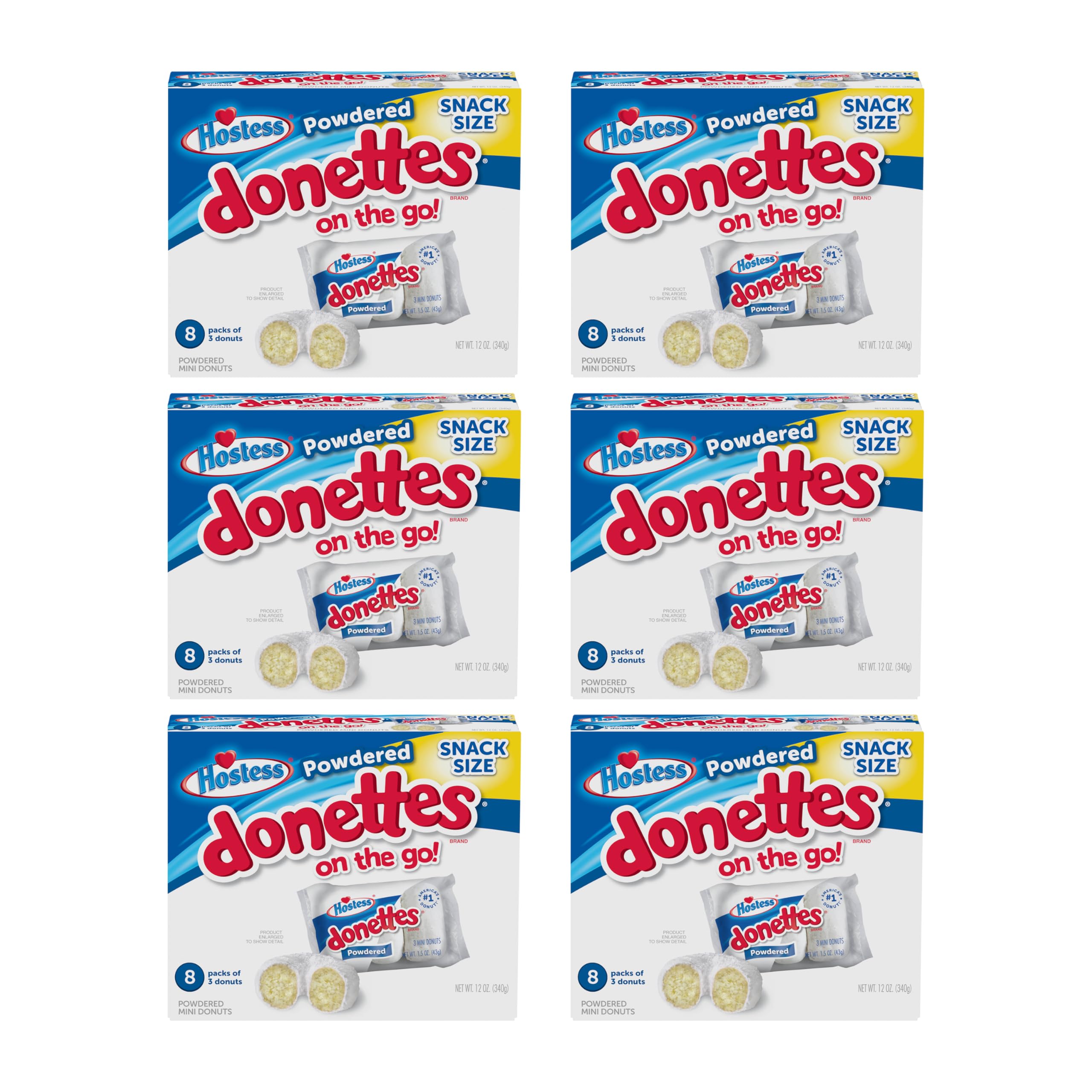 Premium Hostess Donettes Frosted Mini Donuts - Free Shipping Available