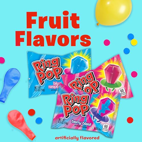 Quality Ring Pop Individually Wrapped Bulk Lollipop- Variety Party Pack