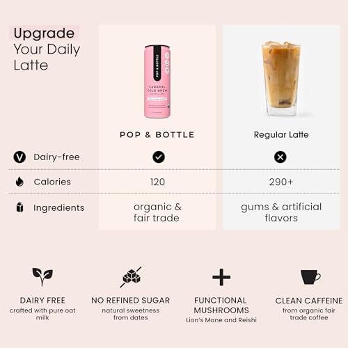 Quality Pop & Bottle Vanilla Oat Milk Latte Flavors - Free Shipping Available