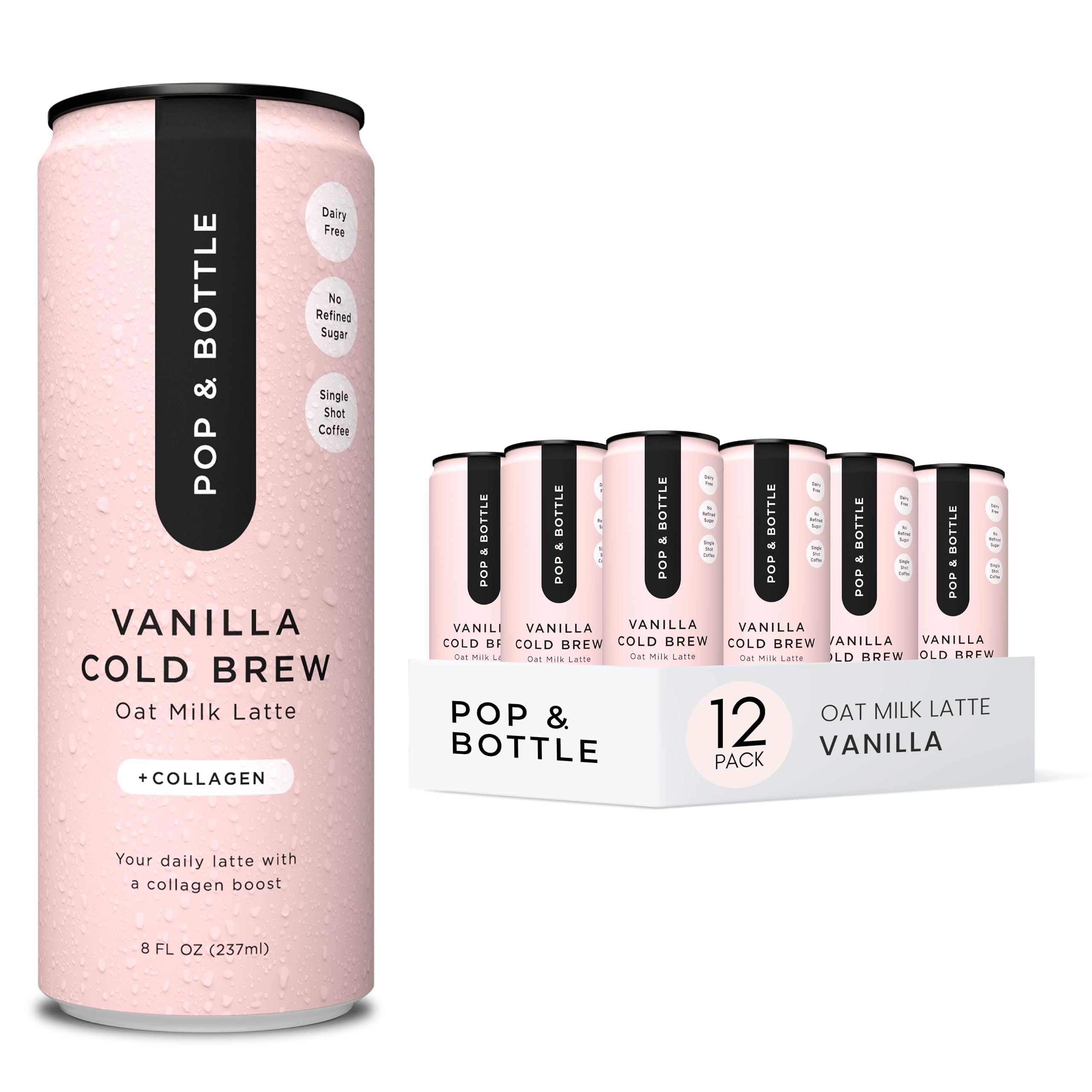 Quality Pop & Bottle Vanilla Oat Milk Latte Flavors - Free Shipping Available