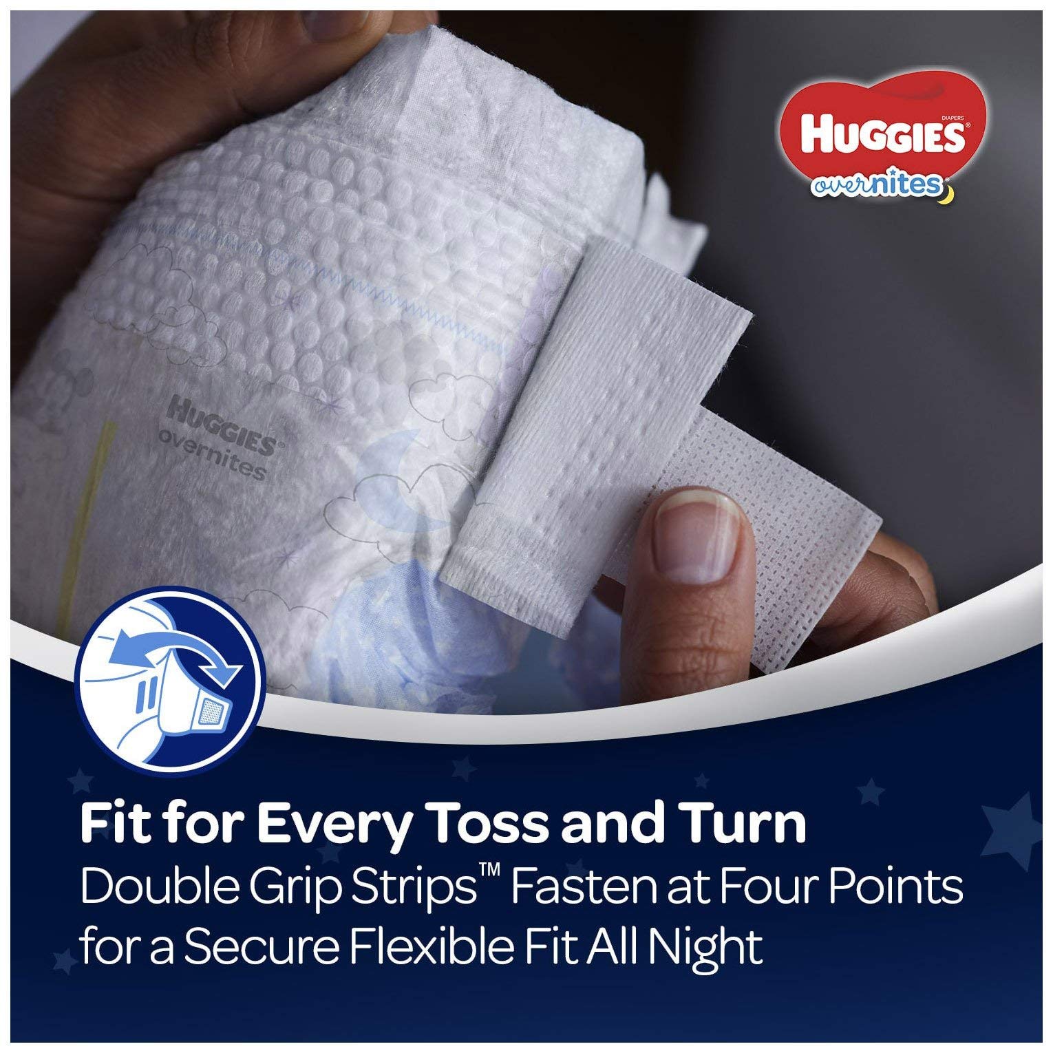 Quality Huggies Overnites Nighttime Baby Diapers - Free Shipping Available