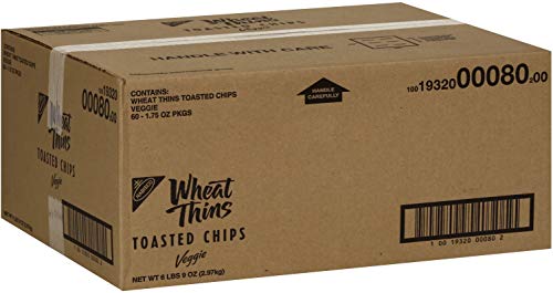 Quality Wheat Thins Veggie Toasted Chip - 1.75 oz. bag, 60 per case