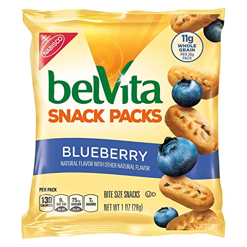 Premium Belvita Breakfast Biscuits Bite-Size Snack Variety Packs, 1 Oz, Pack Of 36 Packs