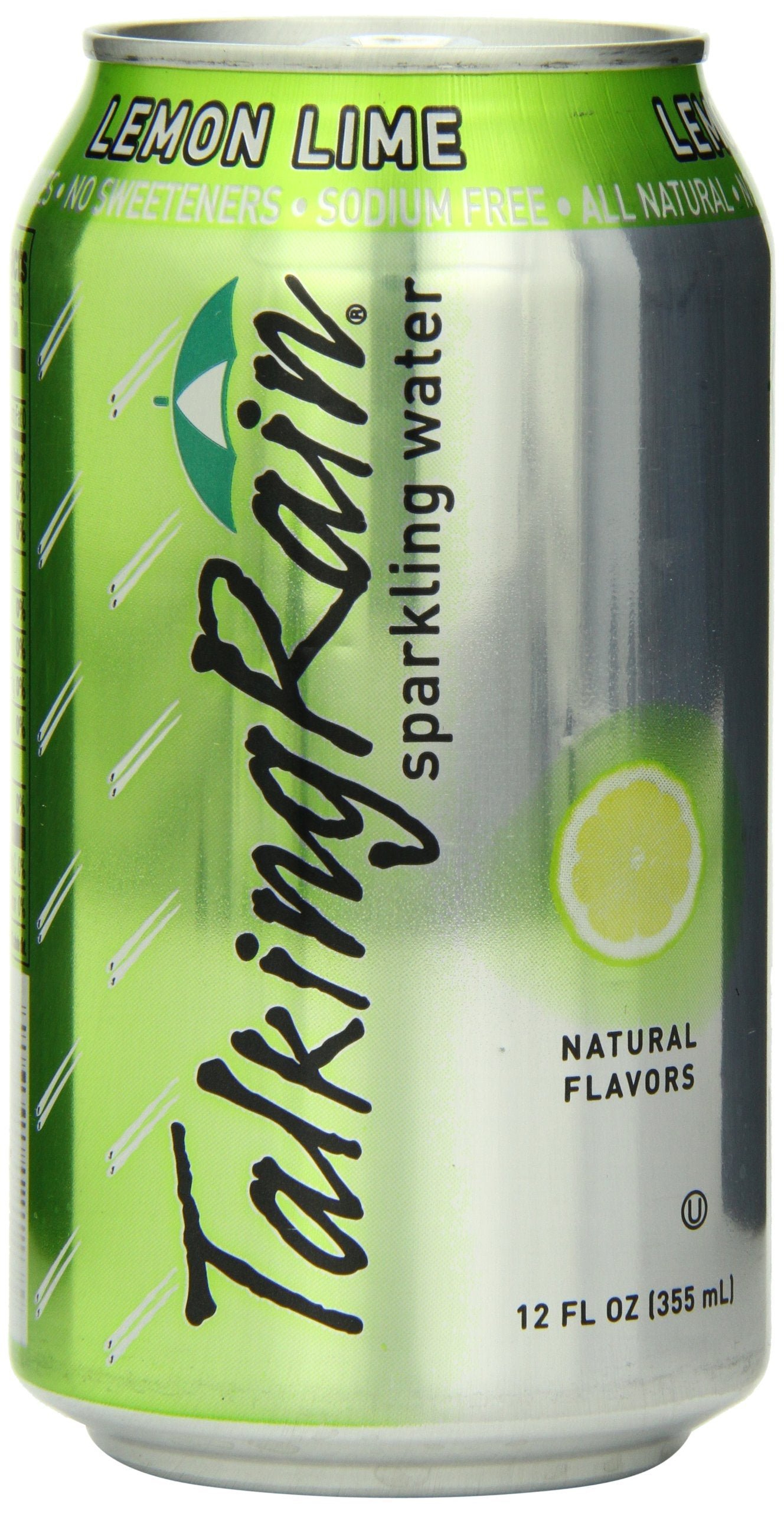 Premium TalkingRain Sparkling Water, 12-Ounce Cans (Pack of 24)