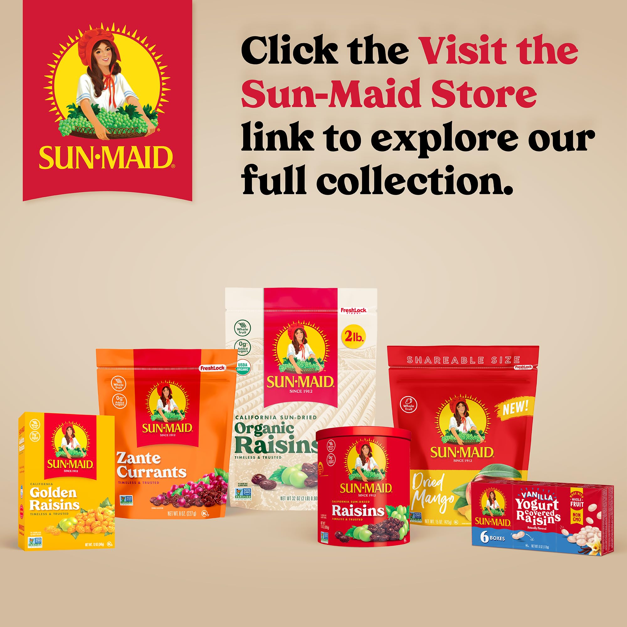 Premium Sun-Maid Califorinia Pitted Prunes - Limited Time Offer