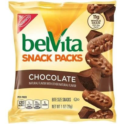 Premium QT LIMITED Belvita Breakfast Biscuits Bite-Size Snack Packs Variety Pack, 1 oz Bags (12 Count)