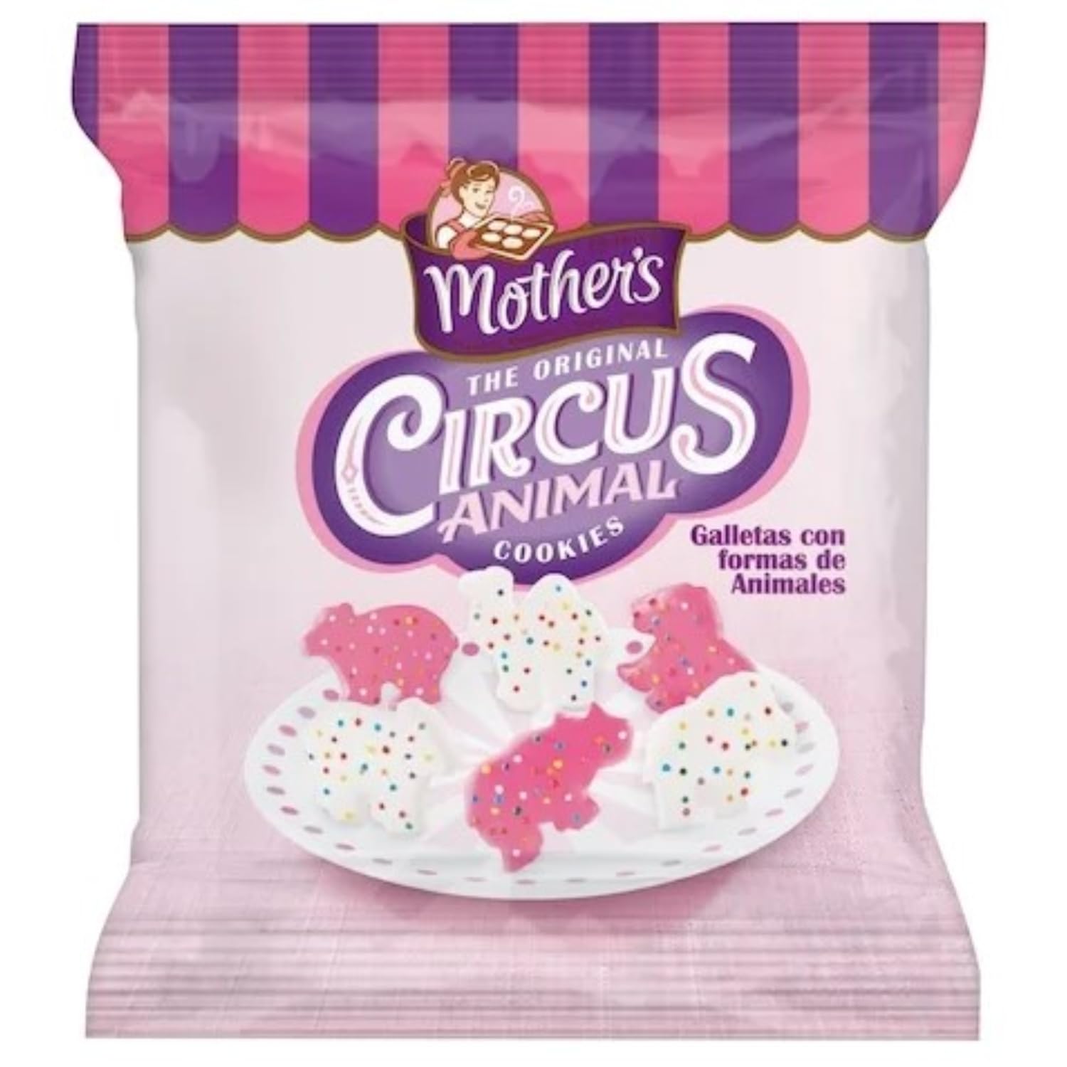 Quality Mother's Circus Animal Cookies! (10-Pack) with Bay Area Marketplace Napkins!