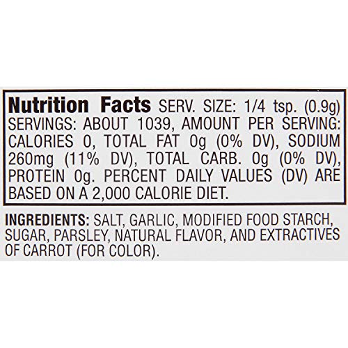Premium Lawry's Coarse Ground Garlic Salt with Parsley (33 oz.)